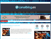 Tablet Screenshot of canalblog.es
