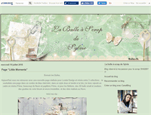 Tablet Screenshot of labulleascrap.canalblog.com
