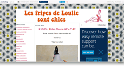 Desktop Screenshot of louliesfripes.canalblog.com