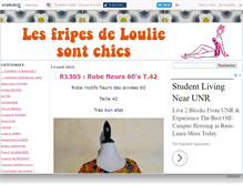 Tablet Screenshot of louliesfripes.canalblog.com