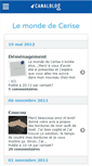 Mobile Screenshot of lemondedecerise.canalblog.com