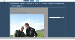 Desktop Screenshot of domainejeantardy.canalblog.com