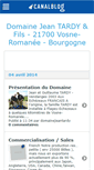 Mobile Screenshot of domainejeantardy.canalblog.com
