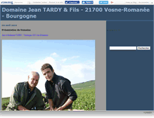 Tablet Screenshot of domainejeantardy.canalblog.com