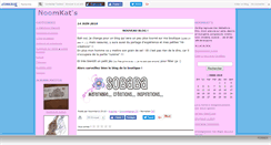 Desktop Screenshot of noomkat.canalblog.com