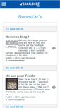 Mobile Screenshot of noomkat.canalblog.com