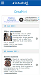 Mobile Screenshot of creamini.canalblog.com
