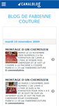 Mobile Screenshot of fabiennecouture.canalblog.com