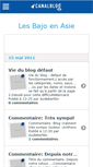 Mobile Screenshot of lesbajoenasie.canalblog.com