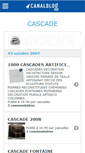 Mobile Screenshot of cascades.canalblog.com
