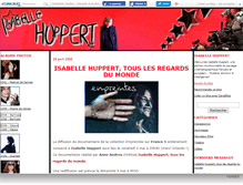 Tablet Screenshot of isabellehuppert.canalblog.com
