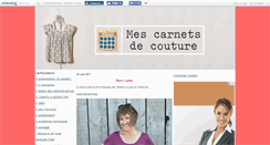Desktop Screenshot of carnetscouture.canalblog.com