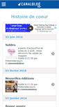 Mobile Screenshot of histoiredecoeurs.canalblog.com