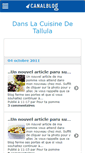 Mobile Screenshot of cuisinedetallula.canalblog.com