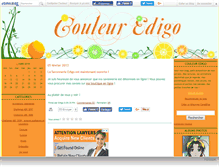 Tablet Screenshot of couleuredigo.canalblog.com