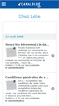 Mobile Screenshot of chezlelie.canalblog.com