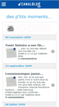 Mobile Screenshot of despetitsmoments.canalblog.com
