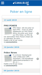 Mobile Screenshot of jeupoker.canalblog.com