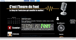 Desktop Screenshot of heuredufoot.canalblog.com