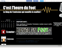 Tablet Screenshot of heuredufoot.canalblog.com