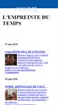 Mobile Screenshot of empreintedutemps.canalblog.com
