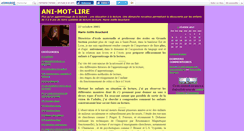 Desktop Screenshot of animotlire.canalblog.com