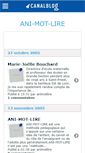 Mobile Screenshot of animotlire.canalblog.com