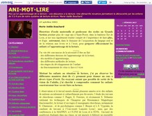 Tablet Screenshot of animotlire.canalblog.com