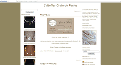 Desktop Screenshot of graindeperles.canalblog.com