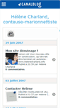 Mobile Screenshot of helenecharland.canalblog.com