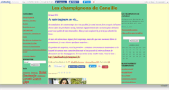 Desktop Screenshot of canailleaubois.canalblog.com