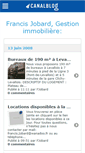 Mobile Screenshot of fjobardgestion.canalblog.com