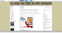 Desktop Screenshot of ce1mrdesmettre.canalblog.com