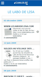 Mobile Screenshot of lelabodelisa.canalblog.com