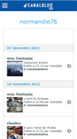 Mobile Screenshot of chantalia.canalblog.com