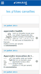 Mobile Screenshot of lesptitecanaille.canalblog.com