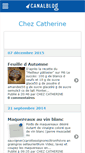 Mobile Screenshot of chezcatherine.canalblog.com
