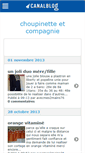 Mobile Screenshot of choupinetteetco7.canalblog.com