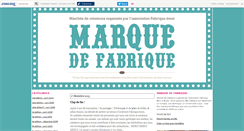 Desktop Screenshot of marquedefabrique.canalblog.com