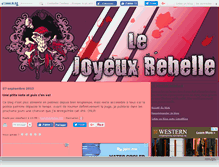 Tablet Screenshot of joyeuxrebelle.canalblog.com