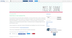 Desktop Screenshot of missdesoune.canalblog.com