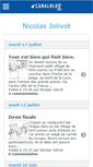 Mobile Screenshot of nicolasjolivot.canalblog.com