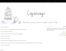 Tablet Screenshot of cajanuage.canalblog.com