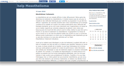 Desktop Screenshot of helpmesothelioma.canalblog.com