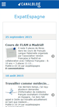 Mobile Screenshot of expatespagne.canalblog.com