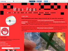 Tablet Screenshot of menuspropos.canalblog.com