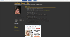 Desktop Screenshot of cvpaulinerobin.canalblog.com