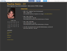 Tablet Screenshot of cvpaulinerobin.canalblog.com
