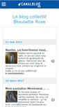 Mobile Screenshot of fanbleuderose.canalblog.com