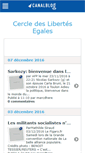Mobile Screenshot of libertesegales.canalblog.com